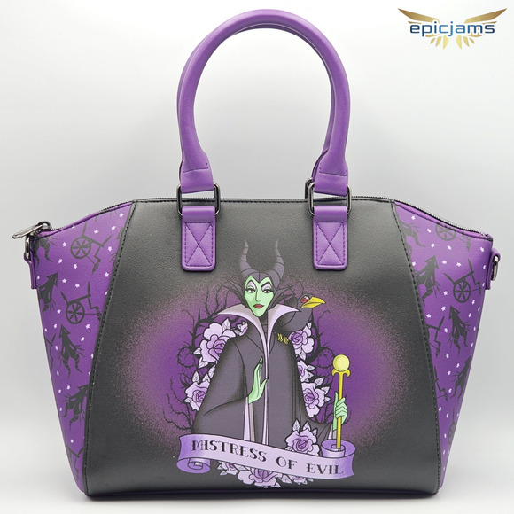 Loungefly Disney Sleeping Beauty Villain Maleficent Mistress Of Evil Satchel Bag - Picture 1 of 6
